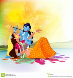 radha krishna holi images hd 3d