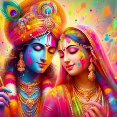 radha krishna holi images hd 3d
