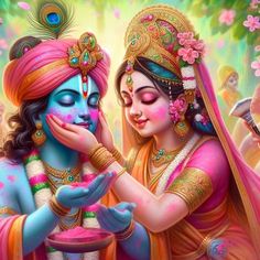 radha krishna holi images hd 3d