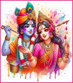 radha krishna holi images hd 3d
