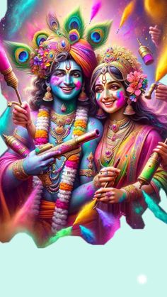 radha krishna holi images hd 3d