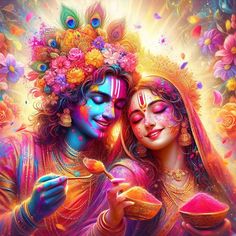 radha krishna holi images hd 3d