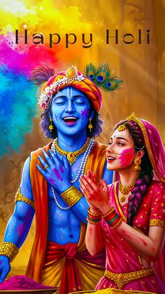 radha krishna holi images hd 3d