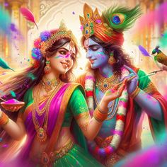 radha krishna holi images hd 3d