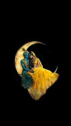 radha krishna love black wallpaper