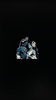 radha krishna love black wallpaper