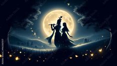 radha krishna love black wallpaper