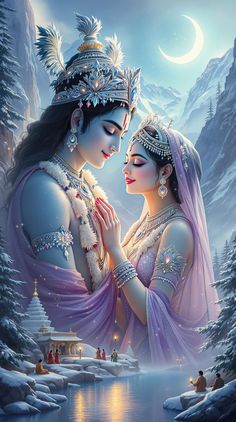 romantic radha krishna images