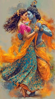 romantic radha krishna images