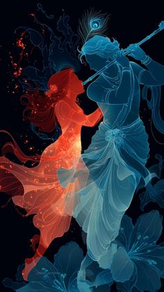 romantic radha krishna images