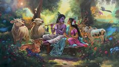 romantic radha krishna images