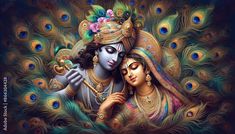romantic radha krishna images