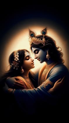 romantic radha krishna images