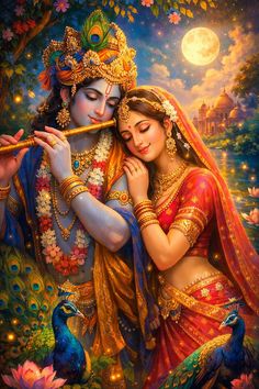 wallpaper romantic love radha krishna images
